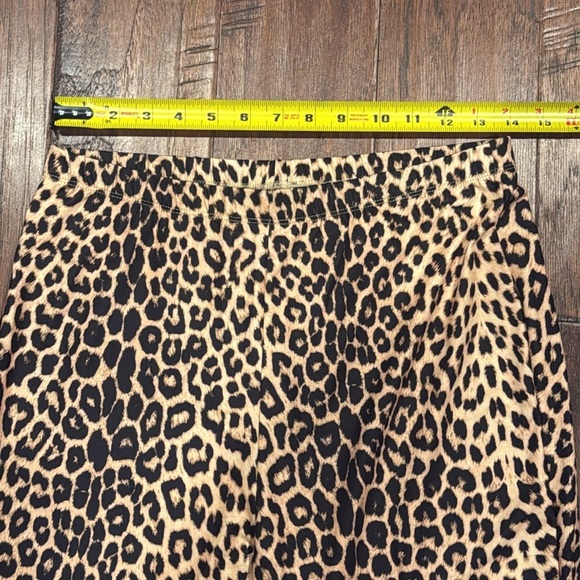 NWT! Large Timeless Leopard Lux Print Flared Bottoms - Picture 5 of 10